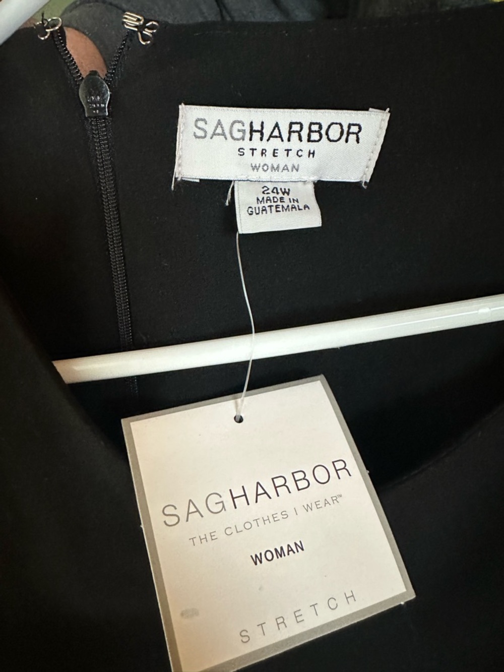 Sag Harbor Black Stretch Dress for Women
